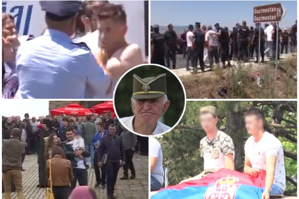 SKANDAL NA GAZIMESTANU: Albanska policija naterala SRPSKOG DEKU da SKINE majicu! EVO ŠTA IM JE SMETALO! I TO NIJE SVE! (FOTO, VIDEO)