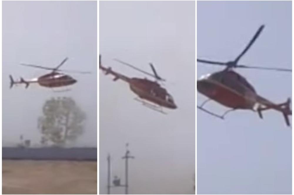 INDIJSKI POSLANIK IMAO PAKLENU VOŽNJU HELIKOPTEROM: Tik pred sletanje letelica počela da se vrti bez kontrole! Spas pronađen u Delhiju! (VIDEO)