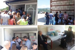 NAMIRNICE ZA OKO 200 PORODICA: Eparhija Raško–prizrenska dostavila pakete pomoći Srbima na severu Kosova