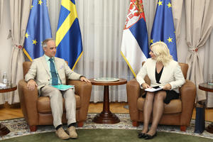 POHVALE ZA NAPORE I AKTIVNOSTI VLADE SRBIJE: Ministarka Mihajlović se sastala sa švedskim ambasadorom