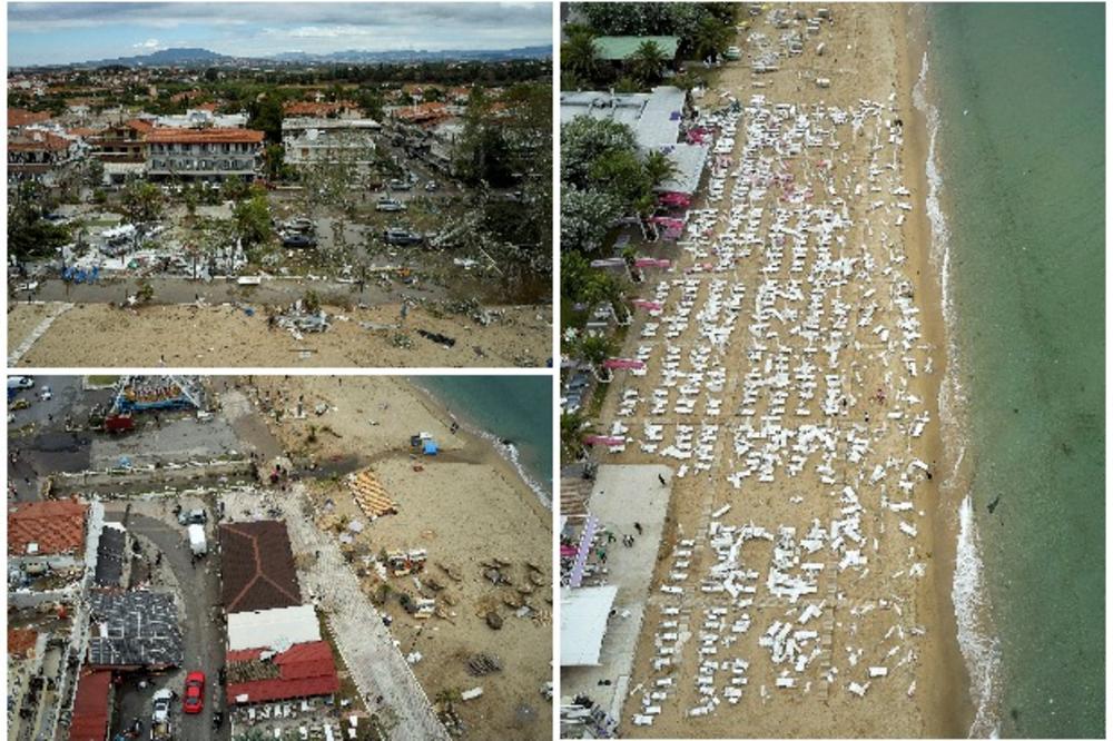 HOROR NA HALKIDIKIJU SNIMLJEN IZ VAZDUHA: Pogledajte prave razmere katastrofe koja je pogodila Grčku! OBJAVLJENO ZAŠTO NIJE DATO UPOZORENJE! (FOTO)