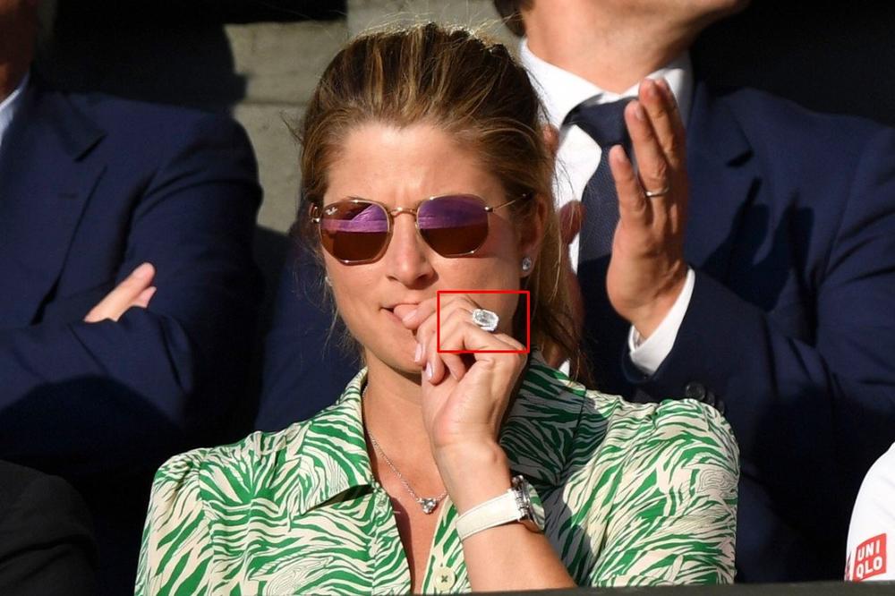 NAJČISTIJI DIJAMANT BLJEŠTI NA MIRKINOJ RUCI! Švajcarci otkrili cenu prstena koji je gospođa Federer noslila na Vimbldonu! Košta kao TRI LUKSUZNA STANA NA DEDINJU!