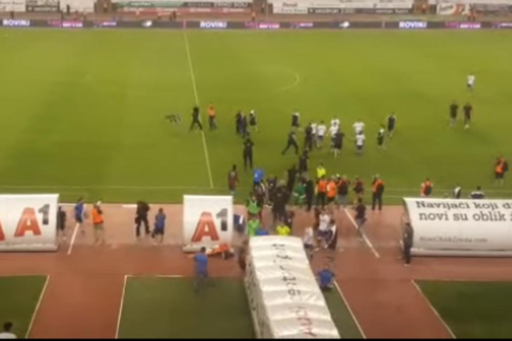 HAJDUK ČEKA DRAKONSKA KAZNA: Posle bruke i haosa na Poljudu Splićani strepe od reakcije UEFA (VIDEO)