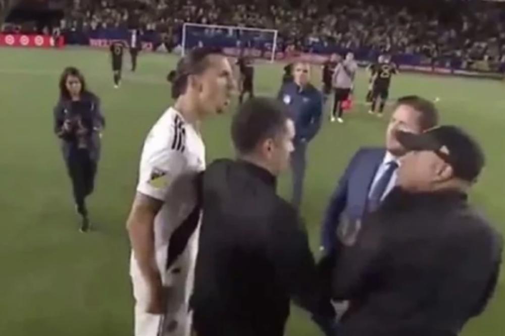 ZLATAN HET TRIKOM JASNO PORUČIO KO JE GAZDA LOS ANĐELESA: Ibrahimović dominirao na terenu, a onda se SOČNOM PSOVKOM obratio rivalu! (VIDEO)