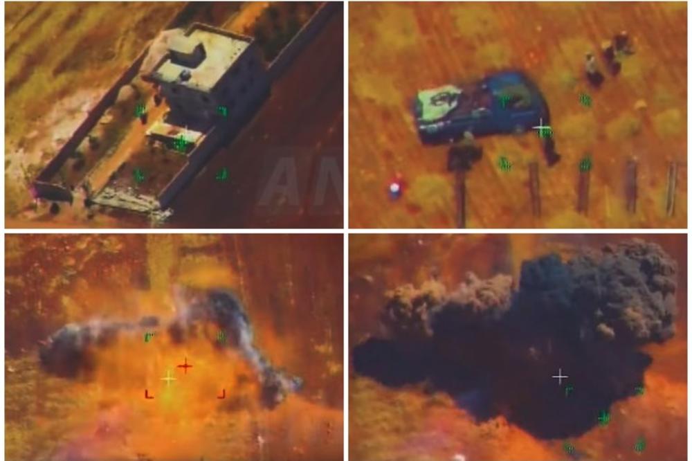 SENZACIONALNAN VIDEO! POGLEDAJTE KAKO RUSI UNIŠTAVAJU TERORISTE U SIRIJI: Čuli su avion i pokušali da pobegnu, ali raketa je bila BRZA I PRECIZNA! (VIDEO)