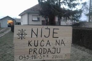 OVA KUĆA NIJE NA PRODAJU: Fotka s Kosova s jakom porukom digla Srbiju na noge! (FOTO)