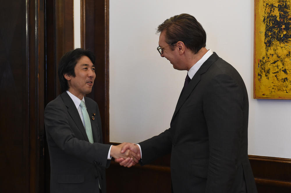 SRBIJA VEOMA POŠTUJE SOLIDARNOST I POMOĆ JAPANA: Vučić s japanskim zvaničnikom o bilateralnim odnosima i situaciji u regionu
