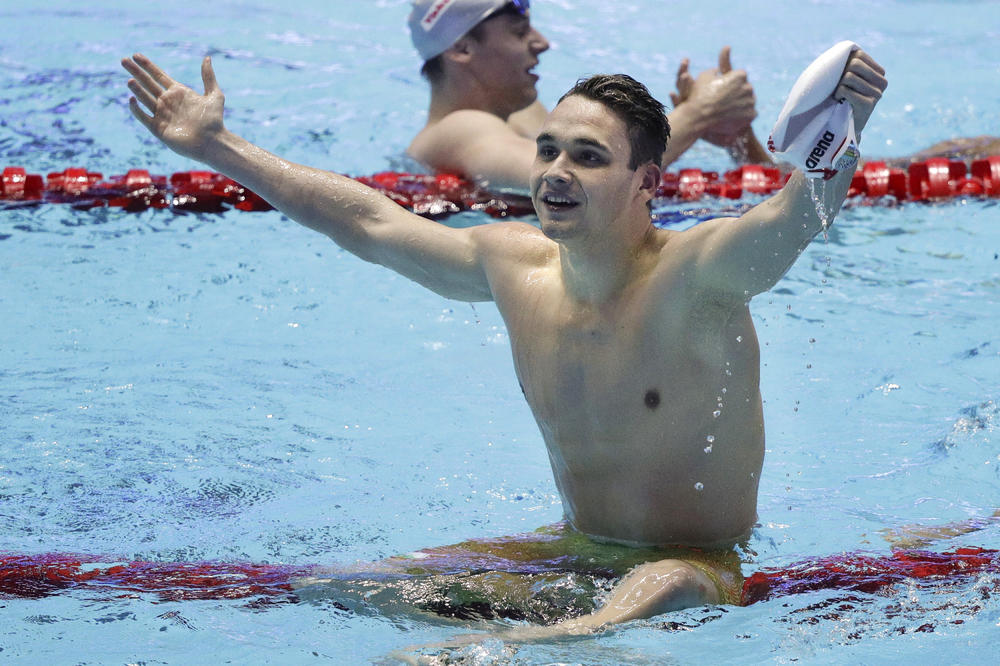 MAĐAR PONOVO NAJBOLJI: Milak osvojio drugo zlato na SP u plivanju