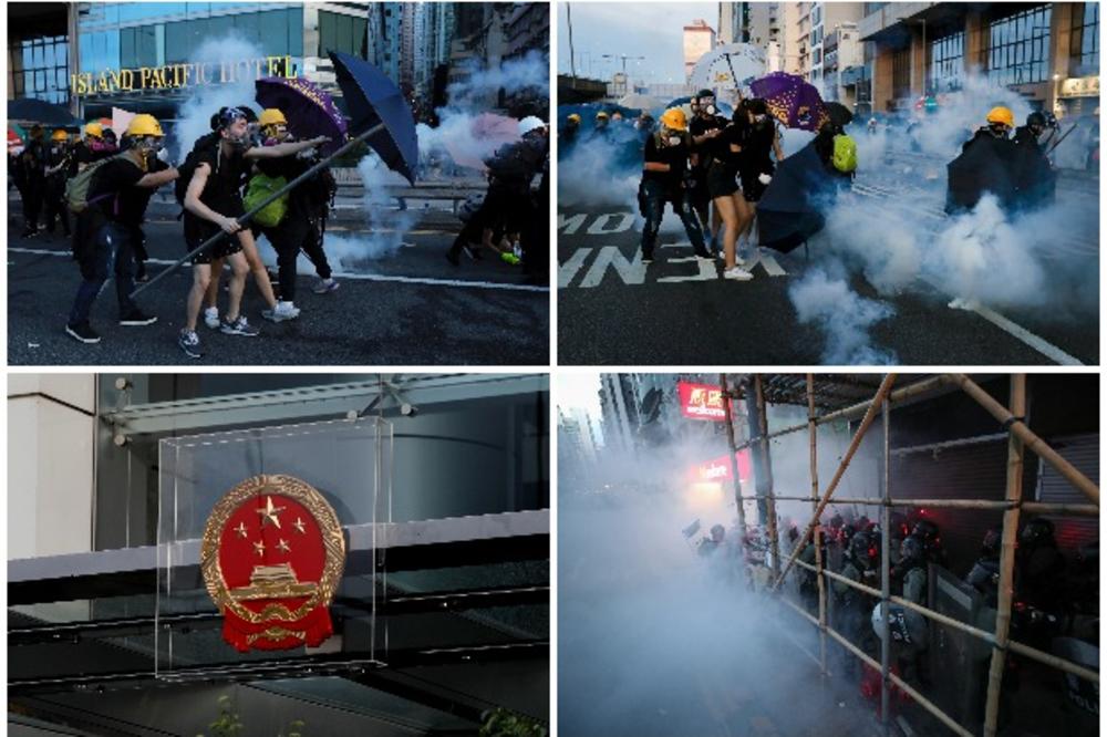 SUZAVCEM NA DEMONSTRANTE U HONKONGU: Vlasti dozvolile protest, ali ne i šetnju! GRAĐANI ODGOVORILI BARKADAMA (FOTO)