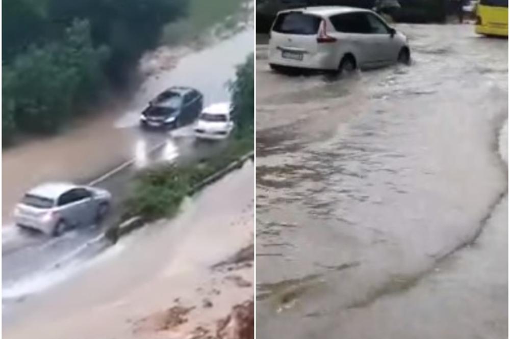 NEVREME ŠIROM REGIONA: Mostar i Split pod vodom, ulice se pretvorile u reke, vetar čupao drveće! (VIDEO)