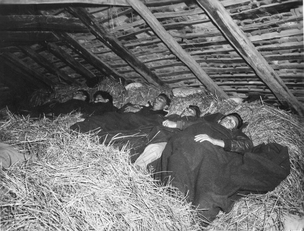 Skrivanje od nacista...  Spavali u senu