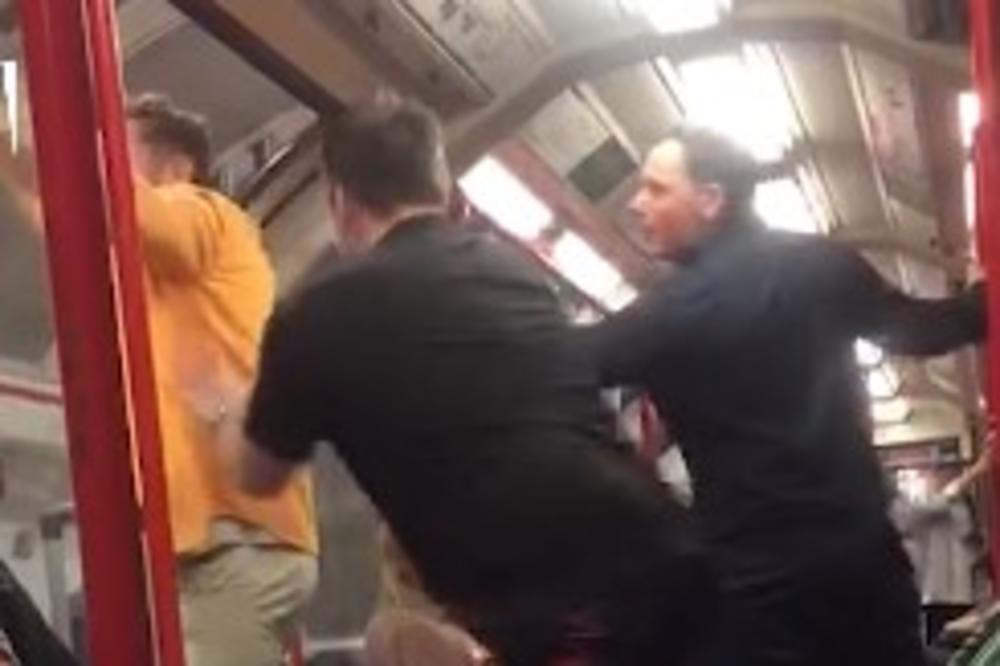 KAKAV ŠOK ZA ENGLESKOG HULIGANA: Pijani navijač Čelsija pravio haos u metrou, a onda mu se desilo OVO (VIDEO)