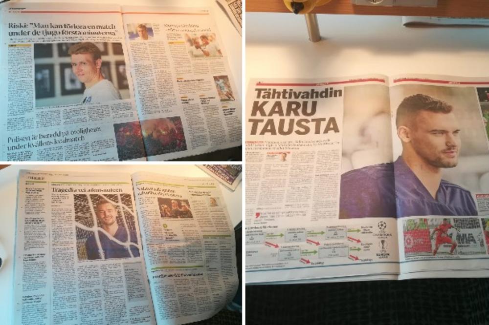 ŽIVOTNA TRAGEDIJA GOLMANA RUDAKOVA, MILAN PAVKOV I NAVIJAČI: Finski mediji su se naširoko raspisali pred meč Crvene zvezde i Helsinkija (FOTO)