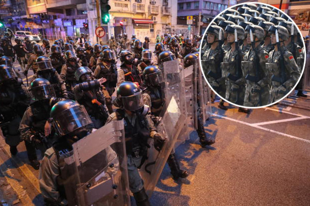 NOVO ŽARIŠTE U AZIJI: Bela kuća upozorava da Peking gomila vojsku na granici sa Hongkongom