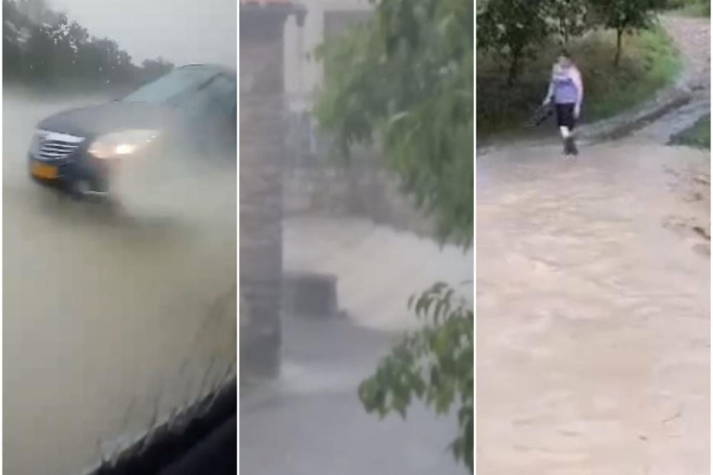 NEVREME SE OBRUŠILO NA ISTRU: Palo 45 litara kiše, nastao haos u saobraćaju! (VIDEO)