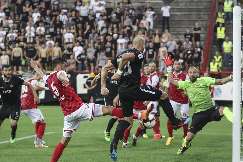 PARNI VALJAK ZARIBAO U KRUŠEVCU: Suma spasao Partizan! Crno-beli iščupali bod protiv Napretka pred put u Tursku (VIDEO)