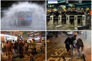 PROTESTI U HONGKONGU POSTALI OPŠTE DIVLJANJE: Policija vodenim topovima i suzavcem rasterivala demonstrante, ovi uzvratili ciglama i Molotovljevim koktelima! (VIDEO)