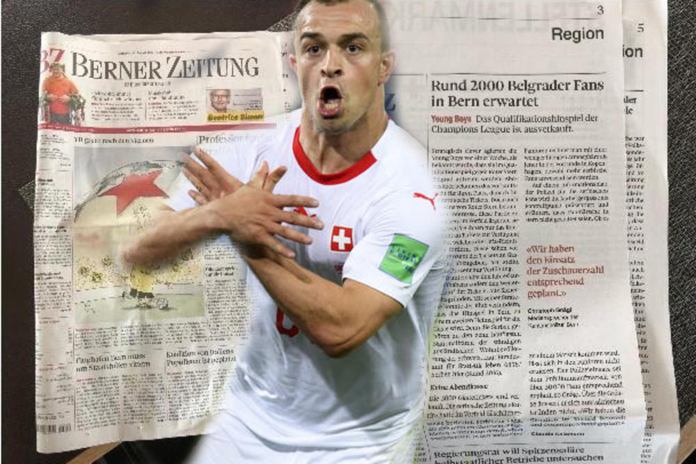 JANG BOJS PROTIV ZVEZDE BRANI ČAST ŠAĆIRIJA Švajcarski mediji OPLELI ŽESTOKO: Srbi su se pokazali kao loši gubitnici! (FOTO)