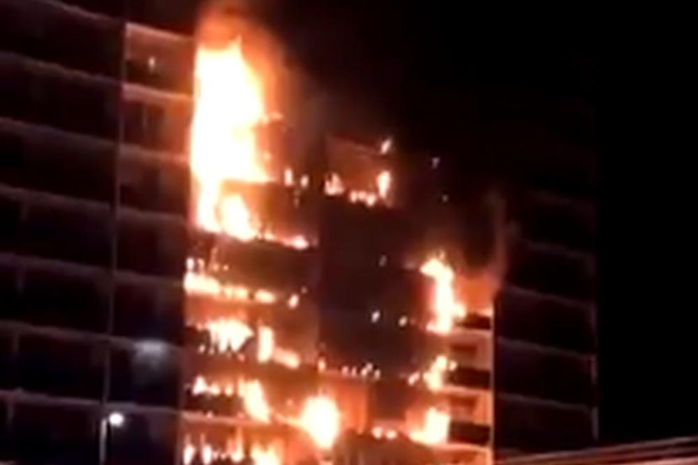 DRAMATIČAN PRIZOR U PREDGRAĐU PARIZA: Požar zahvatio bolnicu, vatra kuljala na sve strane! 1 mrtav, 8 povređenih! (VIDEO)