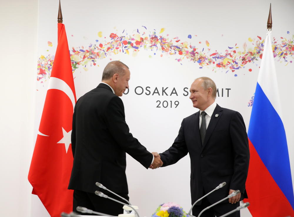Vladimir Putin i Redžep Tajip Erdogan, Redžep Tajip Erdogan i Vladimir Putin, Vladimir Putin, Redžep Tajip Erdogan, 29 jun 2019