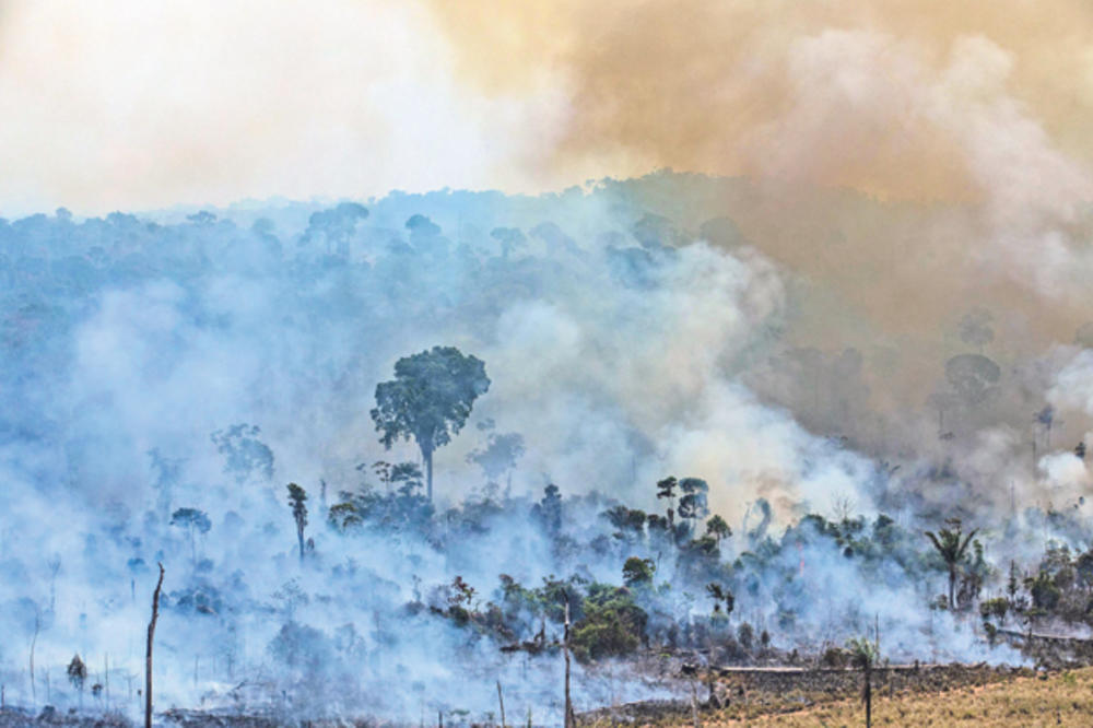 BRAZILCI SE GUŠE: Sve više disajnih problema zbog požara u amazonskoj prašumi