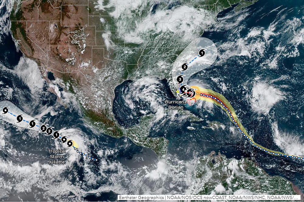 FLORIDA JE OSETILA BES URAGANA DORIJANA: Moćna oluja se na obalu SAD obrušila vetrovima od skoro 300 kilometara na sat (VIDEO)