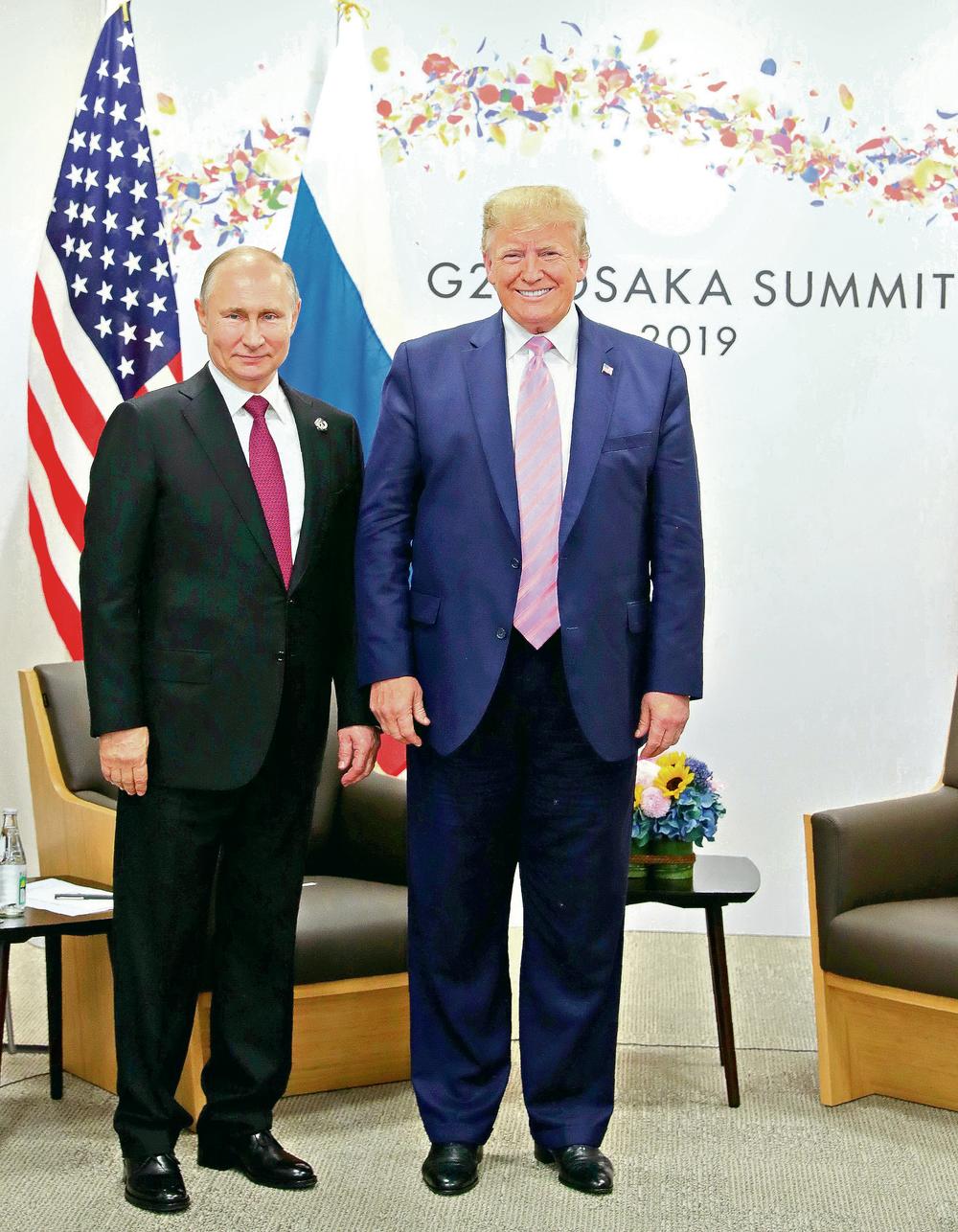 Igra nerava... Donald Tramp, predsednik SAD, i Vladimir Putin, predsednik Rusije