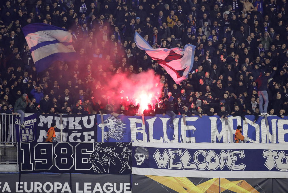 Bed blu bojs, Dinamo Zagreb, navijači