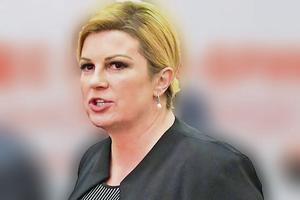 KOLINDA SE PERE! Predsednica Hrvatske se šlihta navijačkoj grupi Armada: Pre ću krepat, nego se odreći svoje Rijeke (FOTO)