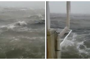 OVO NISU TALASI NA MORU PO OLUJI: Ovaj snimak otkriva prave razmere uragana Dorijana! Iako deluje kao pučina, reč je o potpuno potopljenom aerodromu! (VIDEO)