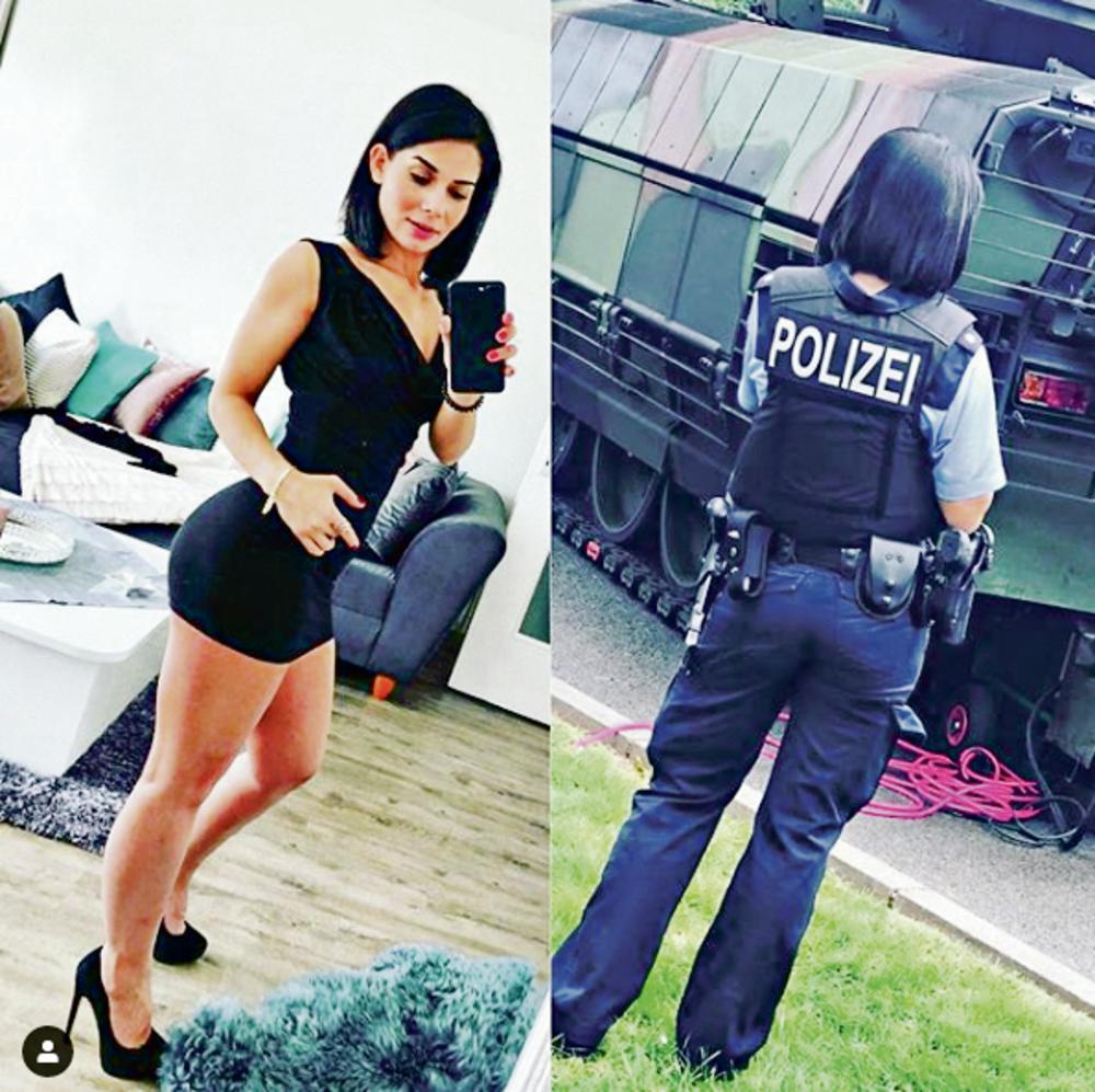 Ništa bez minića... Jedna od policajki iz Bavarske
