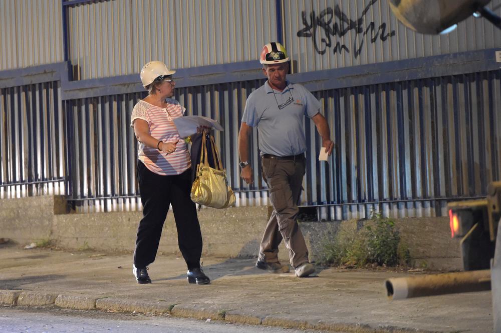 SA INSPEKTORKOM ANOM NEMA ŠALE: Pogledajte akciju obilaska gradilišta koja rade noću! (FOTO)