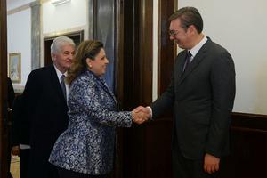 SAVEZNICI SAVEZNICIMA, SARADNJA NA VIŠE NIVOA! Vučić sa ministarkom spoljnih poslova Gvatemale: Srbi su vam zahvalni zbog nepriznavanja Kosova