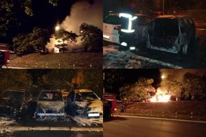 ZAPALJEN AUTOMOBIL DOSKORAŠNJEM RADIKALU U LAZAREVCU, SPREČEN TOTALNI HAOS: Vatra progutala njegov i auto njegovog brata! Izgorelo još 5 automobila koji su bili parkirani pored (FOTO, VIDEO)