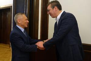 SUSRET U PREDSEDNIŠTVU: Vučić jutros razgovarao sa ruskim ambasadorom Bocan Harčenkom (FOTO)