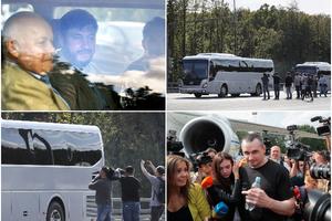KRAJ RAZMENE: Avioni sa po 35 zarobljenika sleteli u Moskvu i Kijev, Višinski i Sencov konačno kod kuće (VIDEO)