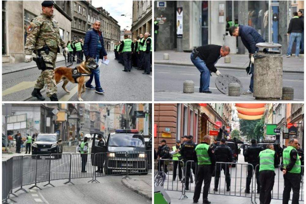 OPSADA U SARAJEVU ZBOG PRVOG GEJ PRAJDA: Policija blokirala centar i proverava sve od saksija do šahtova, osvanuli plakati protiv parade