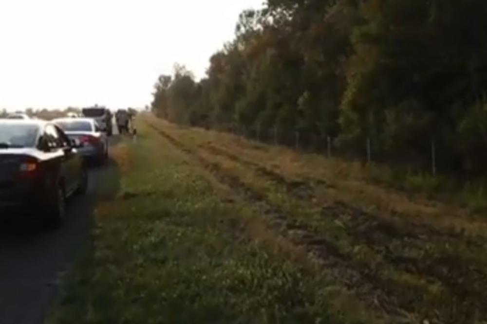 HOROR NA HRVATSKOM AUTO-PUTU: Automobil nemačkih tablica sleteo sa puta, pa se zapalio! Putnici izgoreli, dvoje stradalo (VIDEO)