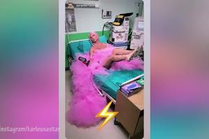 JK VRAĆALI U ŽIVOT ELEKTROŠOKOVIMA?! Karleuša u bolničkom krevetu na  REANIMACIJI, pogled izgubljen, nije joj dobro! (VIDEO)