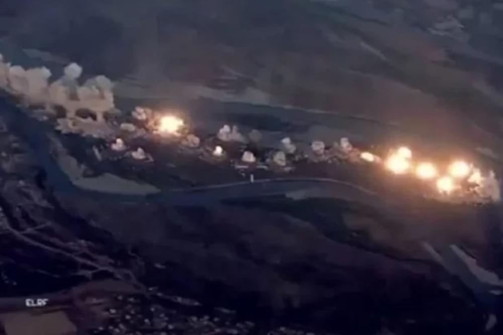SA 40 TONA BOMBI AMERI ZBRISALI ISLAMISTE: Evo kako izgleda biti meta laserskim projektilima (VIDEO)