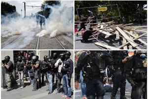 ŽUTI PRSLUCI SE SUKOBILI SA POLICIJOM U NANTU: Suzavcem i vodenim topovima na agresivne demonstrante! (FOTO, VIDEO)