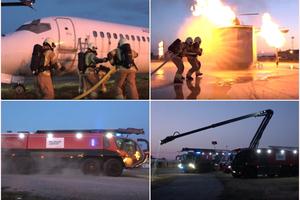 ZAPALIO SE AVION, A ONDA SU ULETELI ONI: Ovako srpski spasioci pomažu unesrećenima na beogradskom aerodromu! (FOTO, VIDEO)
