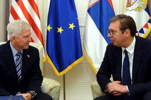 OPROŠTAJNA POSETA! Vučić: Skat je zaslužan što SAD podržava Srbiju na putu ka EU, ali i u dijalogu sa Prištinom (FOTO)
