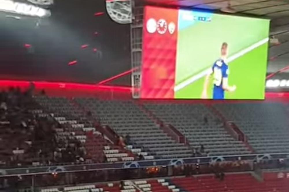 NEMCI HRVATIMA PROVOCIRALI DELIJE: Navijačima Zvezde na Alijanc areni puštali golove zagrebačkog Dinama! VIDEO