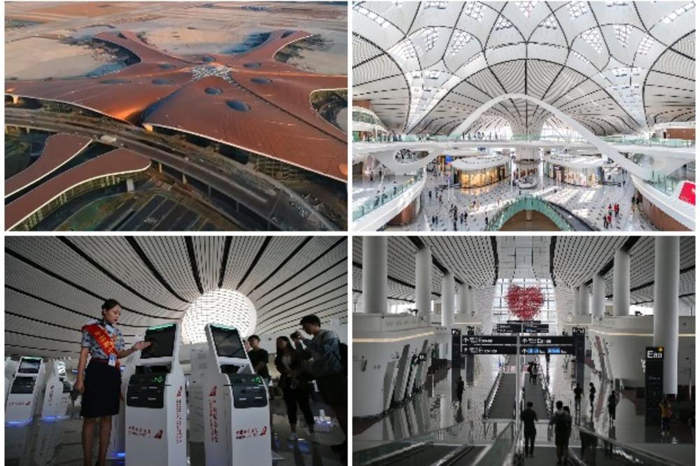 SPEKTAKULARNO! POGLEDAJTE KAKO OVO ČUDO IZGLEDA! U Pekingu se otvara najveći aerodrom na svetu, kao da je došao iz budućnosti! (VIDEO, FOTO)