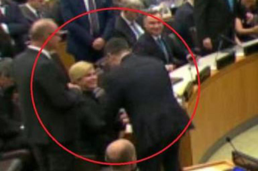 UN RASKRINKALE KOLINDU! Hrvatska predsednica tvrdila da se nije srela sa Dačićem, a onda se pojavio snimak!