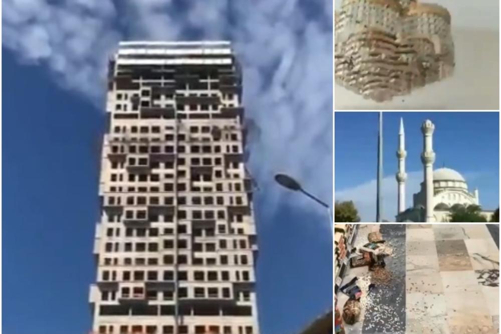 SNAŽAN ZEMLJOTRES U ISTANBULU: Zgrade se ljuljale, građani u panici bežali na ulice! Pogledajte zastrašujuće snimke (VIDEO)