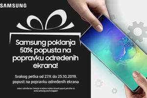 ČAK 50 ODSTO POPUSTA ZA 50 GODINA POVERENJA: Popravite ekran svog Samsung mobilnog telefona uz neverovatne pogodnosti