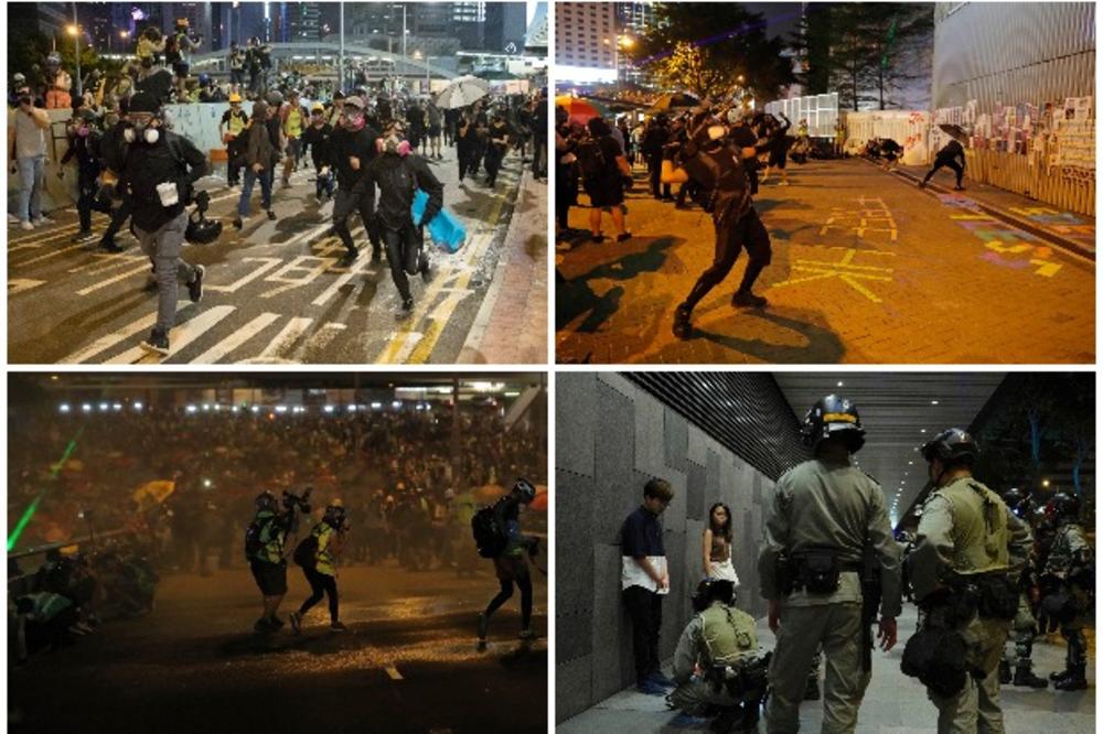 PONOVO SUZAVAC I MOLOTVLJEVI KOKTELI U HONGKONGU: Novi sukobi policije i demonstranata! (FOTO)