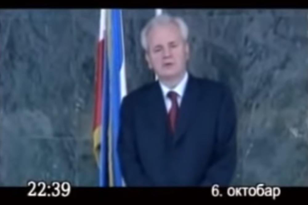 DNEVNIK U POLA 8, U JUGOSLAVIJI MUK: Ovako je Sloba priznao poraz pre 22 godine, čuveno obraćanje Miloševića o unuku Marku VIDEO